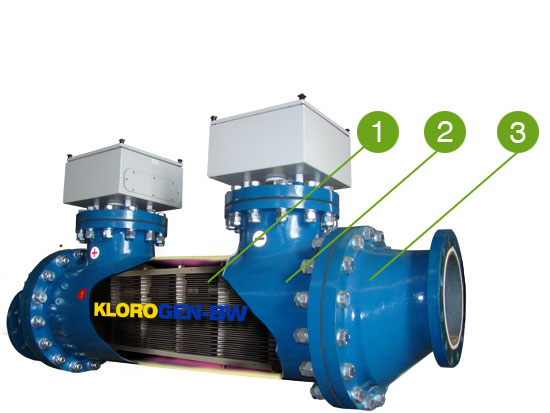 RT CHLOR-S SEAWATER-BASED HYPOCHLORITE SYSTEM MONTED ON A SKID